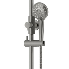 Round Gooseneck 300mm Twin Shower with 3 function Hand Shower